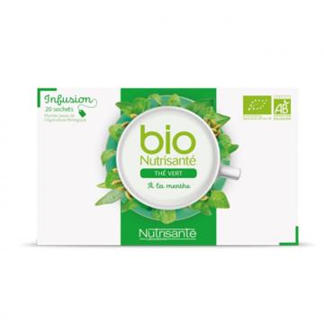 NUTRISANTE - Infusion Bio The vert menthe 20 sachets