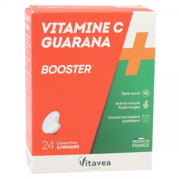 NUTRISANTE - VITAMINE C GUARANA - 24 comprimes a croquer