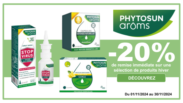 PHYTOSUN Aroms -20% de remise immédiate sur une large sélection de produits hiver