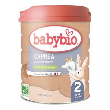 BABYBIO - CAPREA 2 - Lait en poudre de chèvre bio 2ème âge 6-12mois 800g